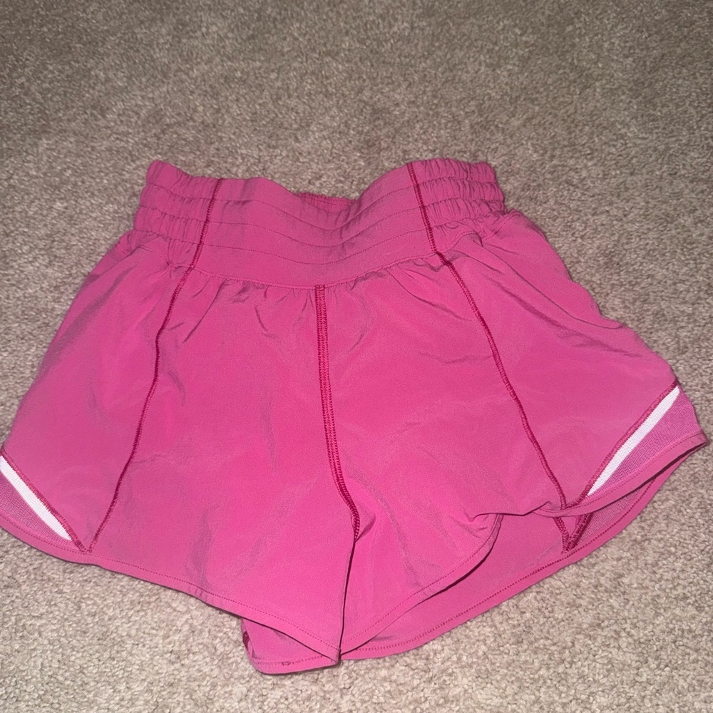 Lululemon Athletica Pink Athletic Shorts